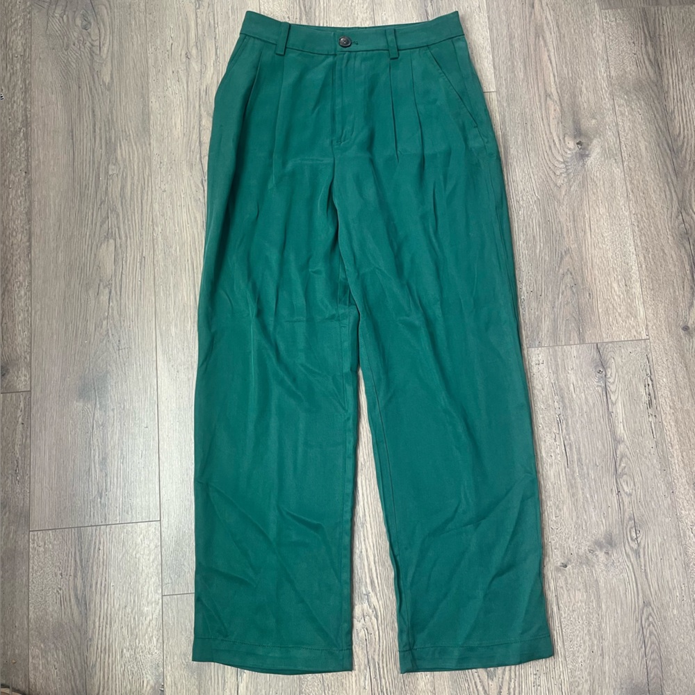 Loft Wide Leg Emory Pant Petite Sz 4 Lyocell‎